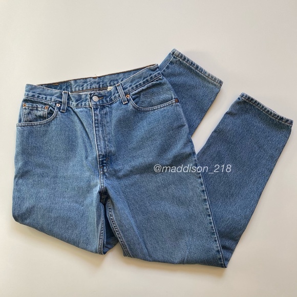 Levis Vintage 550 High Rise Straight Leg Dad Jeans 31” waist - Picture 9 of 15